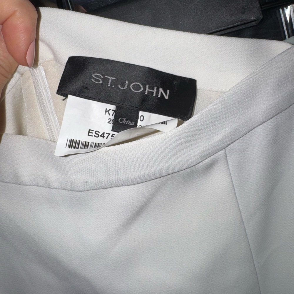 St. John Ivory Skirt BRIDAL no size brand new